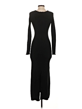 knee length dresses for ladies LIANA BLACK POPLIN TENT DRESS – DISSH main image 1