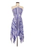 Assorted Brands Print Blue Cocktail Dress Size Med - Lg - photo 1