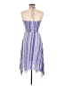Assorted Brands Print Blue Cocktail Dress Size Med - Lg - photo 2