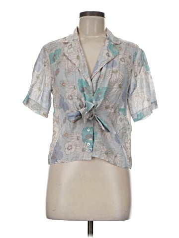 Sandro Short Sleeve Blouse (view 1)