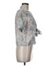 Sandro Silver Short Sleeve Blouse Size Med (2) - photo 4