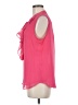 Tommy Hilfiger 100% Polyester Pink Sleeveless Blouse Size M - photo 5