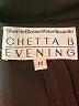 Chetta B Black Long Sleeve Top Size M - photo 7