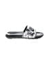 Nike Floral Silver Black Flats Size 6 - photo 1