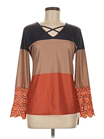 New Fashion Long Sleeve Blouse (view 1)