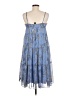 Aqua 100% Polyester Blue Casual Dress Size M - photo 2