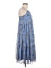 Aqua 100% Polyester Blue Casual Dress Size M - photo 4
