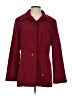 Calvin Klein 100% Polyester Burgundy Coat Size S - photo 1