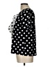 Unbranded 100% Polyester Polka Dots Black Short Sleeve Blouse Size L - photo 5