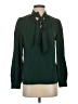 Unbranded 100% Polyester Green Long Sleeve Blouse Size XS - photo 1