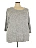 Misia Gray 3/4 Sleeve Top Size 3X - photo 1