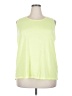 Ideology Green Sleeveless T-Shirt Size 2X - photo 1