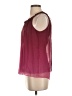 Trulli 100% Polyester Burgundy Sleeveless Blouse Size S - photo 5