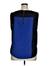 Chaus 100% Polyester Color Block Blue Sleeveless Blouse Size XL - photo 2