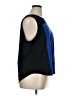 Chaus 100% Polyester Color Block Blue Sleeveless Blouse Size XL - photo 4