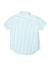 Crewcuts 100% Cotton Stripes Blue Short Sleeve Button-Down Shirt Size 10 - photo 2