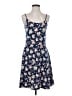 Assorted Brands Floral Blue Casual Dress Size S - photo 1