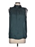 Willi Smith 100% Polyester Teal Sleeveless Blouse Size L - photo 1