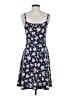 Assorted Brands Floral Blue Casual Dress Size S - photo 2
