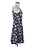 Assorted Brands Floral Blue Casual Dress Size S - photo 4