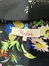 Parker 100% Polyester Floral Black Long Sleeve Blouse Size S - photo 6