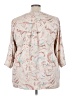 Torrid 100% Polyester Graphic Ivory 3/4 Sleeve Blouse Size 3X Plus (3) - photo 2