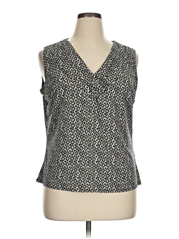 Apostrophe Sleeveless Blouse (view 1)