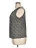 Apostrophe Silver Sleeveless Blouse Size XL - photo 5