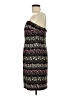 Amanda Smith 100% Polyester Print Black Burgundy Cocktail Dress Size 10 (petite) - photo 5