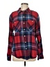 Sanctuary Plaid Red Long Sleeve Button-Down Shirt Size M - photo 1