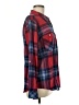 Sanctuary Plaid Red Long Sleeve Button-Down Shirt Size M - photo 4