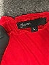 Gibson Red Short Sleeve Blouse Size L - photo 7
