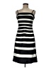 JS Collections Stripes Black Casual Dress Size 8 - photo 1
