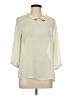 Forever 21 100% Polyester Ivory 3/4 Sleeve Blouse Size L - photo 1