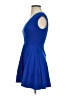 Bar III Solid Blue Cocktail Dress Size XS - photo 5