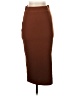 Unbranded Solid Brown Casual Skirt Size S - photo 1