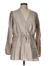 Torrid Tan Long Sleeve Blouse Size Lg Plus (0) - photo 1