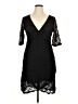 Ice Silk Black Cocktail Dress Size 1X - photo 1