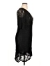 Ice Silk Black Cocktail Dress Size 1X - photo 4
