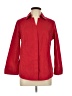 Taylor 100% Cotton Red 3/4 Sleeve Button-Down Shirt Size 10 - photo 1