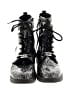 MICHAEL Michael Kors Graphic Gray Black Ankle Boots Size 5 - photo 2