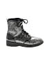 MICHAEL Michael Kors Graphic Gray Black Ankle Boots Size 5 - photo 1