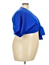 Hount 100% Polyester Blue Short Sleeve Blouse Size 3X - photo 4