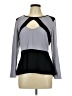 Venus Gray Black Long Sleeve Blouse Size L - photo 1