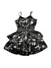 FBZ Metallic Black Dress Size 6 - photo 2