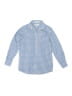 Nordstrom 100% Cotton Checkered-gingham Blue Long Sleeve Button-Down Shirt Size 8 - photo 1