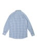 Nordstrom 100% Cotton Checkered-gingham Blue Long Sleeve Button-Down Shirt Size 8 - photo 2