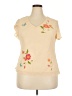 Karin Stevens 100% Polyester Ivory Sleeveless Blouse Size 18 - photo 1