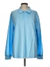 Unbranded Color Block Blue Long Sleeve Blouse Size L - photo 1