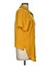 Vince Camuto 100% Polyester Yellow Short Sleeve Blouse Size M - photo 4